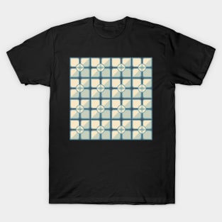 Mosaic Tile Cobalt and Sky Blue T-Shirt